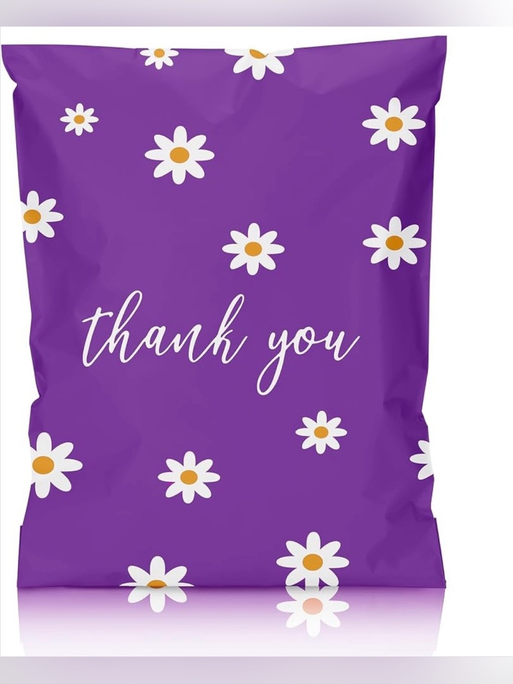 20 Purple Daisy Polymailers 10x13 Waterproof Shipping Bags